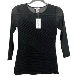 NWT CACHE Soft Mesh Stretch Bandage Top